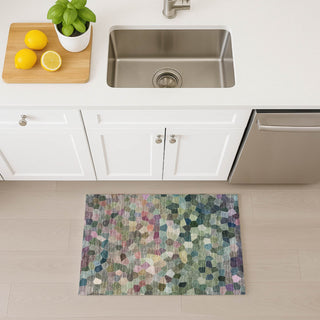 Dalyn Kaleidoscope KL1 Cactus Machine Washable Area Rug Scatter Lifestyle Image Feature