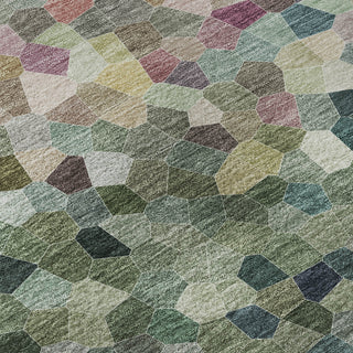Dalyn Kaleidoscope KL1 Cactus Machine Washable Area Rug Swatch Image