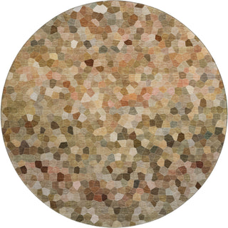 Dalyn Kaleidoscope KL1 Canyon Machine Washable Area Rug Round Main Image