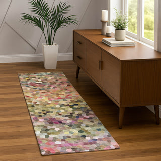 Dalyn Kaleidoscope KL1 Meadow Machine Washable Area Rug Runner Lifestyle Image Feature