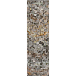 Dalyn Kaleidoscope KL1 Pewter Machine Washable Area Rug Runner Main Image