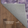 Dalyn Kaleidoscope KL1 Plum Machine Washable Area Rug Backing Image
