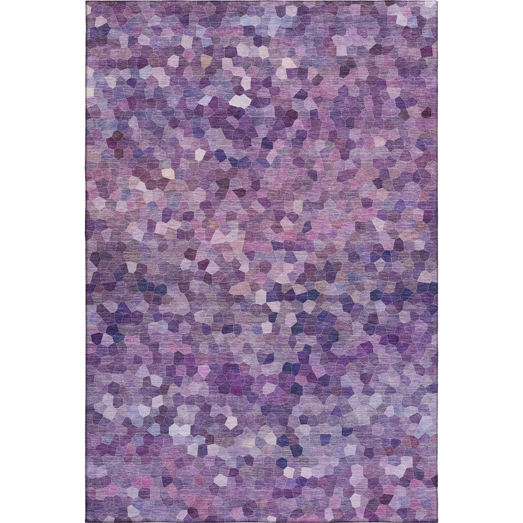 Dalyn Kaleidoscope KL1 Plum Machine Washable Area Rug main image