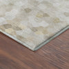 Dalyn Kaleidoscope KL1 Putty Machine Washable Area Rug Corner Image
