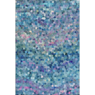 Dalyn Kaleidoscope KL1 Turquoise Machine Washable Area Rug main image
