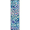 Dalyn Kaleidoscope KL1 Turquoise Machine Washable Area Rug Runner Main Image