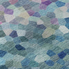 Dalyn Kaleidoscope KL1 Turquoise Machine Washable Area Rug Swatch Image