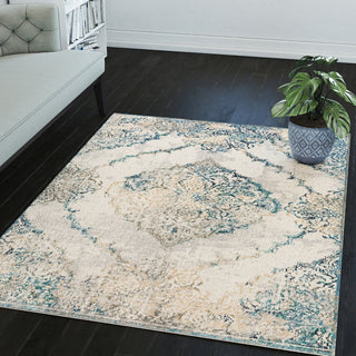 Dalyn Karma KM23 Ivory Area Rug 