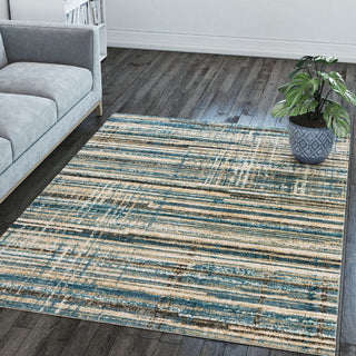 Dalyn Karma KM8 Blue Area Rug 