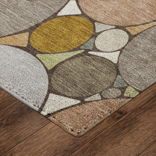 Dalyn Kenner KN1 Taupe Area Rug Corner Image