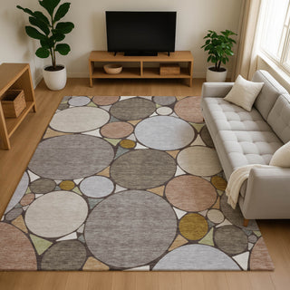 Dalyn Kenner KN1 Taupe Area Rug Lifestyle Image Feature