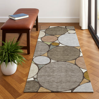 Dalyn Kenner KN1 Taupe Area Rug Runner Lifestyle Image Feature
