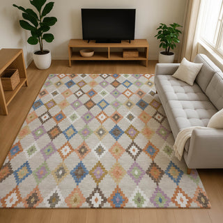 Dalyn Kenner KN10 Beige Area Rug Lifestyle Image Feature
