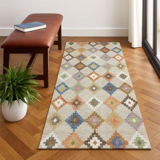 Dalyn Kenner KN10 Beige Area Rug Runner Lifestyle Image Feature