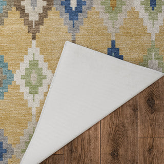Dalyn Kenner KN10 Gold Area Rug Backing Image