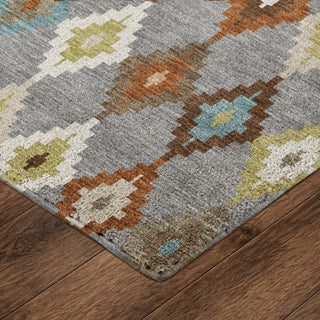 Dalyn Kenner KN10 Gray Area Rug Corner Image