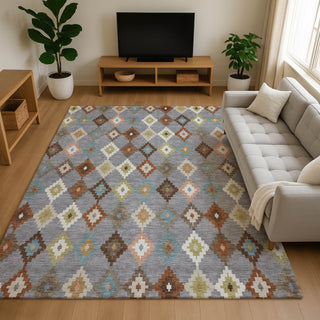 Dalyn Kenner KN10 Gray Area Rug Lifestyle Image Feature