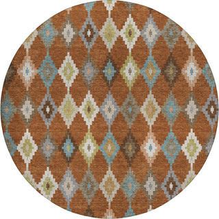 Dalyn Kenner KN10 Paprika Area Rug Round Main Image