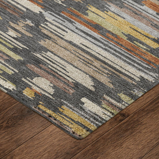 Dalyn Kenner KN2 Chocolate Area Rug Corner Image