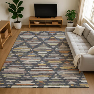 Dalyn Kenner KN2 Chocolate Area Rug Lifestyle Image Feature