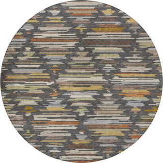 Dalyn Kenner KN2 Chocolate Area Rug Round Main Image