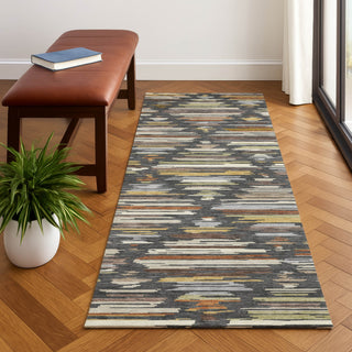 Dalyn Kenner KN2 Chocolate Area Rug Runner Lifestyle Image Feature