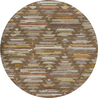 Dalyn Kenner KN2 Chocolate Area Rug Round Main Image