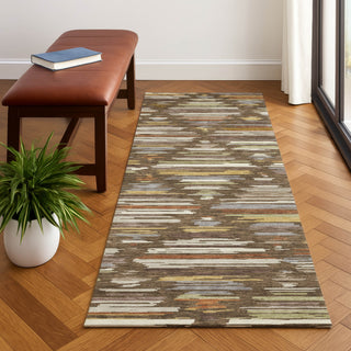 Dalyn Kenner KN2 Chocolate Area Rug Runner Lifestyle Image Feature