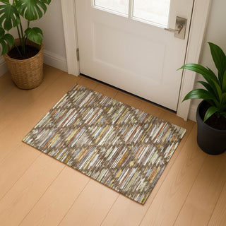 Dalyn Kenner KN2 Chocolate Area Rug Scatter Lifestyle Image Feature
