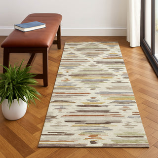 Dalyn Kenner KN2 Ivory Area Rug Runner Lifestyle Image Feature