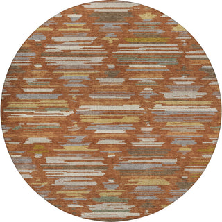 Dalyn Kenner KN2 Paprika Area Rug Round Main Image