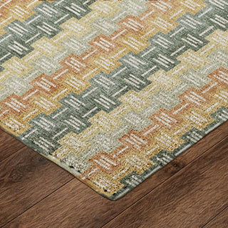 Dalyn Kenner KN3 Basil Area Rug Corner Image