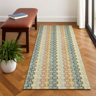 Dalyn Kenner KN3 Basil Area Rug Runner Lifestyle Image Feature