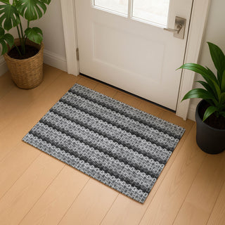 Dalyn Kenner KN3 Black Area Rug Scatter Lifestyle Image Feature