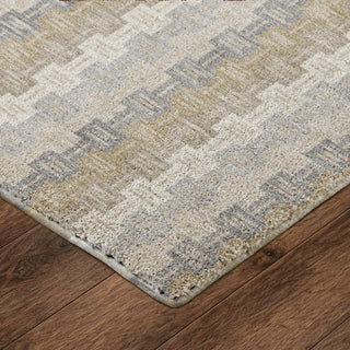 Dalyn Kenner KN3 Ivory Area Rug Corner Image