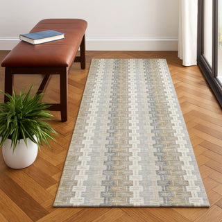 Dalyn Kenner KN3 Ivory Area Rug Runner Lifestyle Image Feature
