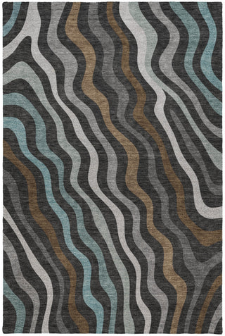 Dalyn Kenner KN4 Black Area Rug main image