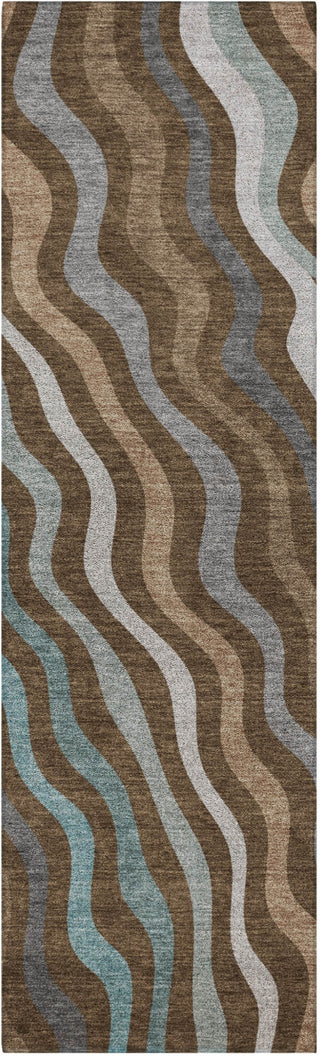 Dalyn Kenner KN4 Chocolate Area Rug Runner Main Image