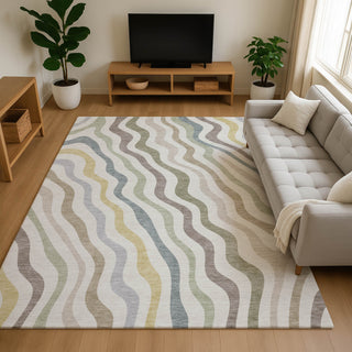 Dalyn Kenner KN4 Ivory Area Rug Lifestyle Image Feature