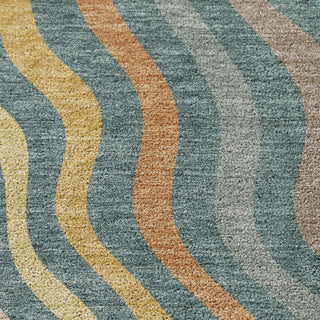 Dalyn Kenner KN4 Teal Area Rug Swatch Image