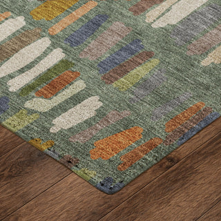 Dalyn Kenner KN5 Basil Area Rug Corner Image
