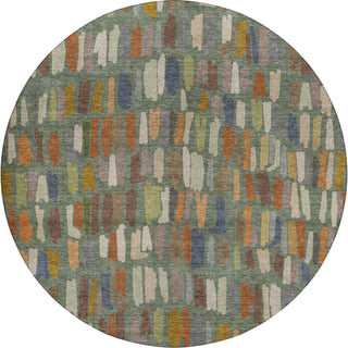 Dalyn Kenner KN5 Basil Area Rug Round Main Image