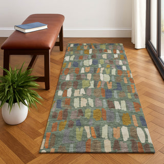 Dalyn Kenner KN5 Basil Area Rug Runner Lifestyle Image Feature