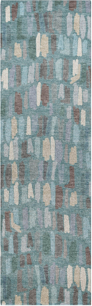 Dalyn Kenner KN5 Teal Area Rug Runner Main Image