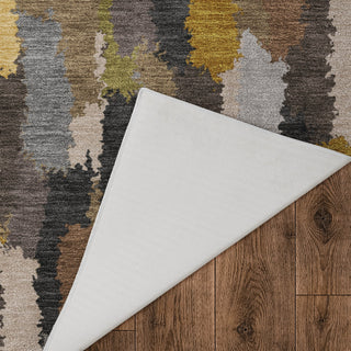 Dalyn Kenner KN6 Black Area Rug Backing Image