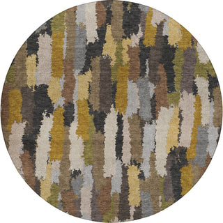 Dalyn Kenner KN6 Black Area Rug Round Main Image