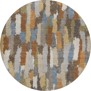 Dalyn Kenner KN6 Chocolate Area Rug Round Main Image