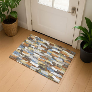Dalyn Kenner KN6 Chocolate Area Rug Scatter Lifestyle Image Feature