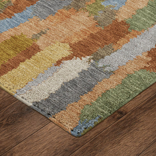 Dalyn Kenner KN6 Copper Area Rug Corner Image