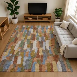 Dalyn Kenner KN6 Copper Area Rug Lifestyle Image Feature